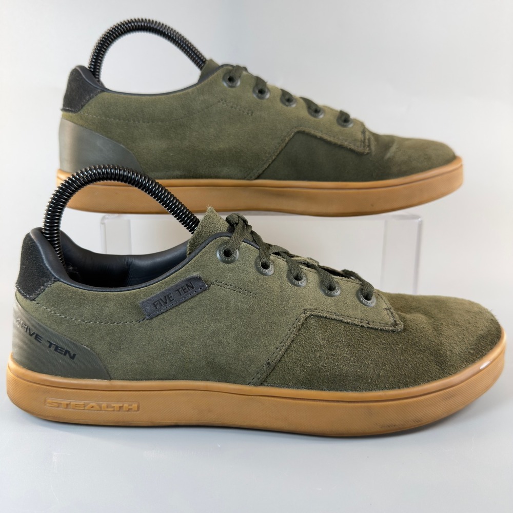 Adidas Five Ten Sleuth Stealth Mens 8 Mountain Bike Sneaker Olive Green Gum Shoe